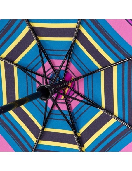 Купить зонт женский Fulton R348-4103 StripePatternYellow в Надежная Джинса