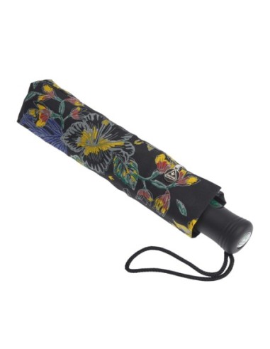 Купить зонт женский Fulton R348-4104 OrchidsBlack в Надежная Джинса