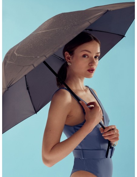 Купить зонт женский Fulton L930-006 Black&Charcoal в Надежная Джинса