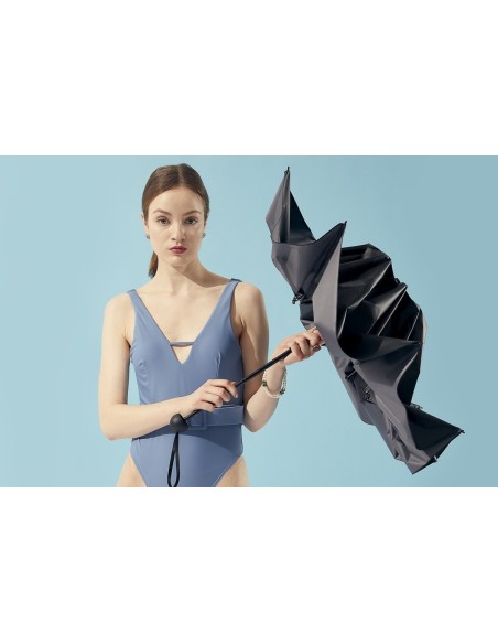 Купить зонт женский Fulton L930-006 Black&Charcoal в Надежная Джинса