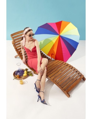 L909-4315 Rainbow (Радуга) Зонт женский трость Fulton