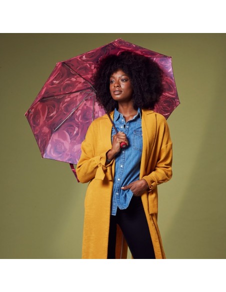 Купить зонт женский Fulton L346-2252 PhotoRoseRed в Надежная Джинса