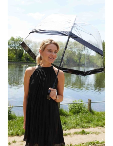 Купить зонт женский Fulton L041-01 Black (Черный) можно в Надежная Джинса