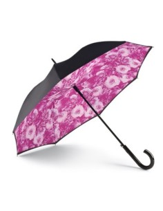 Купить Зонт женский трость Fulton L754-4382 Neon Floral (Розовые розы)
