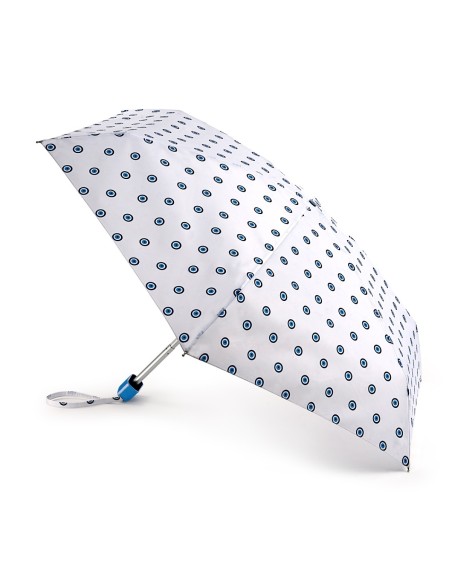 L501-4372 Evil Eye (Горошек на белом) Зонт женский механика Fulton