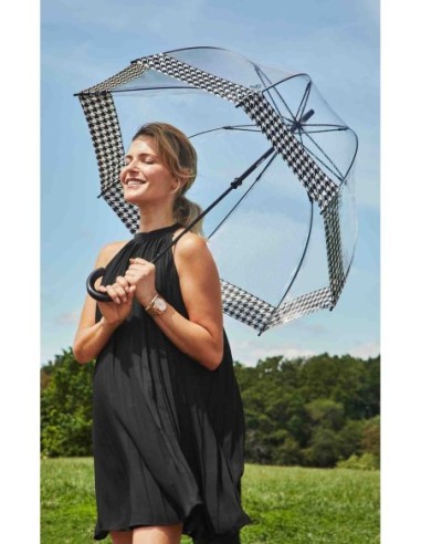 Купить зонт женский Fulton L042-4252 Гусиная лапка в Надежная Джинса