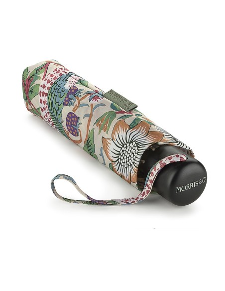 L757-4237 StrawberryThiefLightGround (Клубничный воришка) Зонт женский механика Fulton