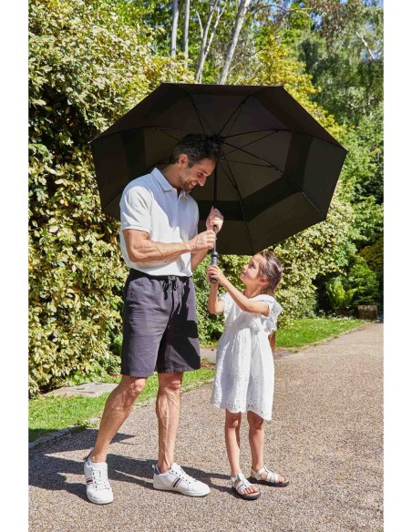 Купить зонт мужской Fulton S669-01 Black (Черный) в Надежная Джинса