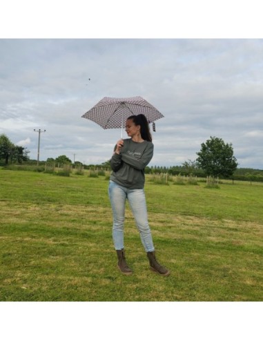 L501-4478 FlowerCheck (Цветная клетка) Зонт женский механика Fulton