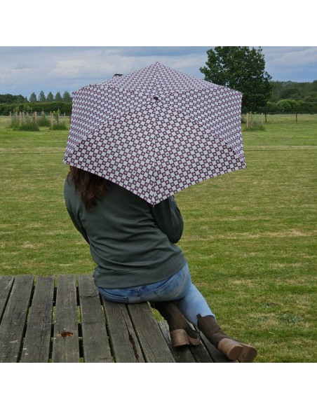 L501-4478 FlowerCheck (Цветная клетка) Зонт женский механика Fulton