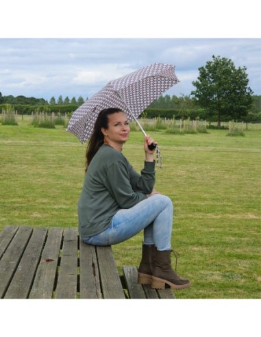 L501-4478 FlowerCheck (Цветная клетка) Зонт женский механика Fulton