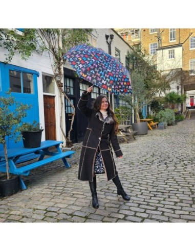 L354-4482 Butterfly (Бабочки) Зонт женский механика Fulton