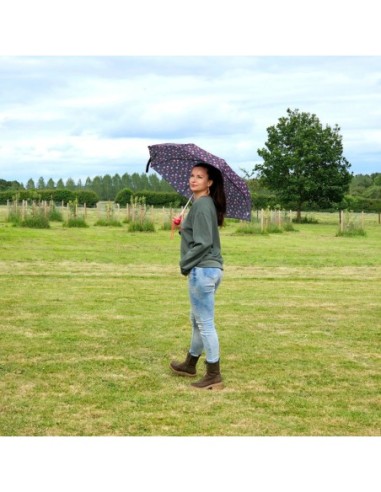 L354-4485 StrawberryGarden (Клубничный сад) Зонт женский механика Fulton