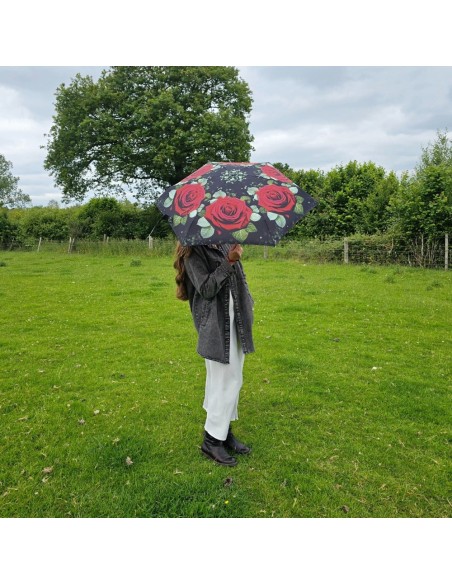 L501-4480 HugeRose (Большая роза) Зонт женский механика Fulton