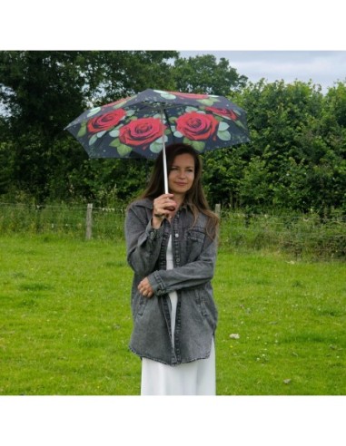 L501-4480 HugeRose (Большая роза) Зонт женский механика Fulton
