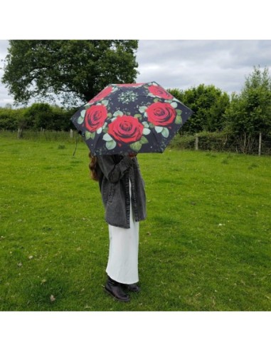 L501-4480 HugeRose (Большая роза) Зонт женский механика Fulton