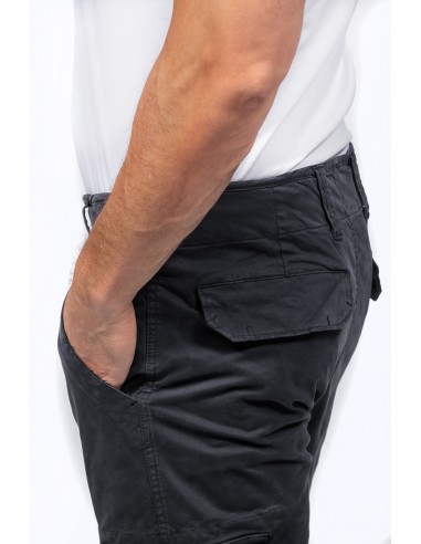 Купить джинсы карго с карманами по бокам 20059 Navy от Montana