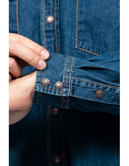 Купить джинсовую рубашку Montana 12190 SW можно в Надежная Джинса