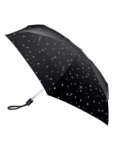 L501-4409 GlitterStarsblack (Блестящие звезды) Зонт женский механика Fulton