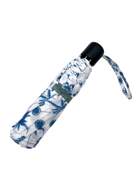 L907-4528 Daisy Blue Ivory (Голубые цветы) Зонт женский механика Morris Co Fulton