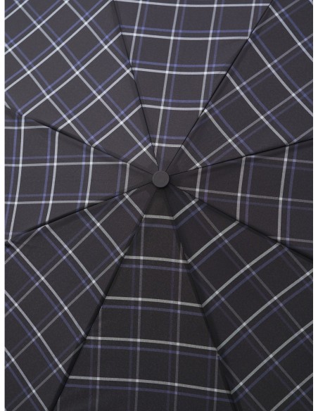 M4682 (Клетка с синим и серым) Зонт Мужской автомат Henry Backer