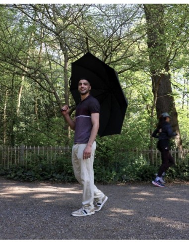 S942-01 Caddie Golf Black (Черный) Зонт мужской гольфер Fulton