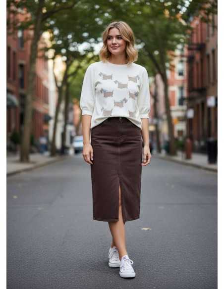 Джемпер Pantamo 14011Р (молочный)