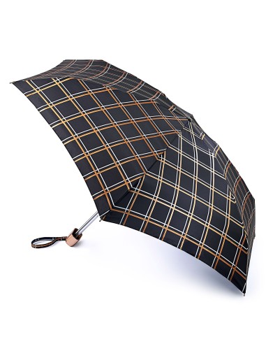 L501-3957 GoldenCheck (Золотая клетка) Зонт женский механика Fulton