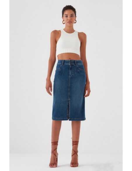 Купить юбку джинсовую Pantamo 5427-1486-03 можно в Надежная Джинса