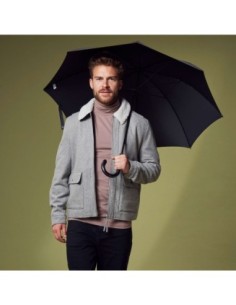 G801-01 Black (Черный) Зонт мужской трость Fulton 2