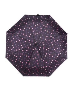 Q25829 (Горох на фиолетовом) Зонт женский автомат Henry Backer 2
