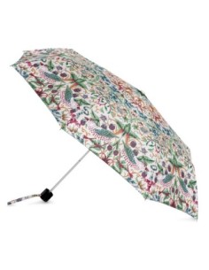 L757-4237 StrawberryThiefLightGround (Клубничный воришка) Зонт женский механика Fulton