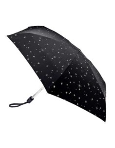 L501-4409 GlitterStarsblack (Блестящие звезды) Зонт женский механика Fulton