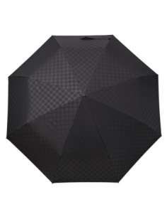 M4680 (Шахматная клетка на черном) Зонт Мужской автомат Henry Backer 2