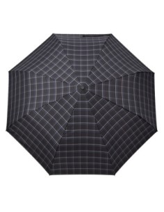 M4682 (Клетка с синим и серым) Зонт Мужской автомат Henry Backer 2