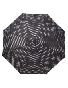 Q25806 (Горох на черном) Зонт женский автомат Henry Backer 2