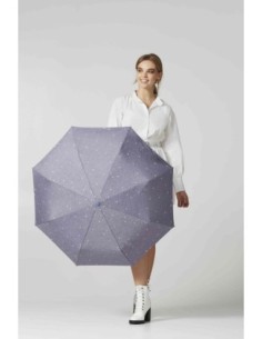 L779-4027 DenimHearts (Джинсовые сердца) Зонт женский механика Fulton 2