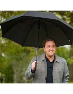 G828-01 Black (Черный) Зонт мужской трость автомат Fulton 2