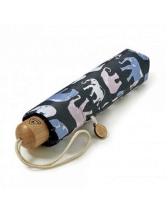 L918-4255 MarchingElephants (Слоны) Зонт женский механика Fulton 2