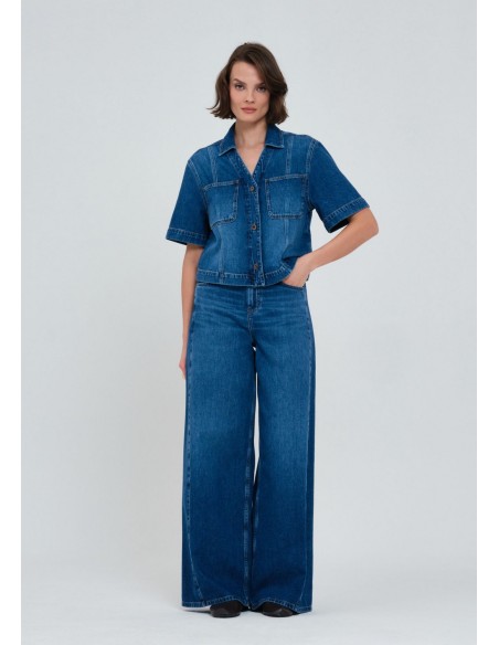 Купить блейзер-рубашку 4325-1605-03 можно в магазине Надежная Джинса