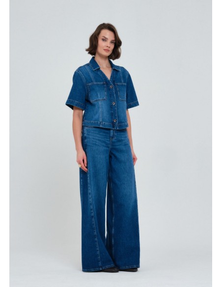 Купить блейзер-рубашку 4325-1605-03 можно в магазине Надежная Джинса