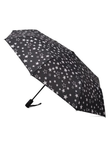 Q25807 (Звезды на черном) Зонт женский автомат Henry Backer