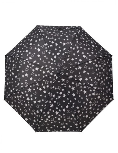 Q25807 (Звезды на черном) Зонт женский автомат Henry Backer