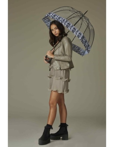 L866-3754 PhotoRose (Серые розы) Зонт женский трость Fulton