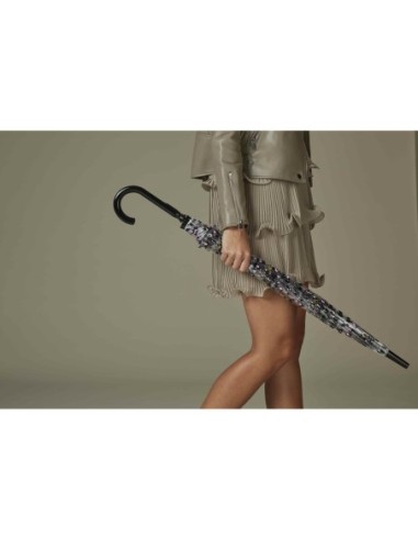 L042-3963 LeopardCamo (Камуфляжный леопард) Зонт женский трость Fulton