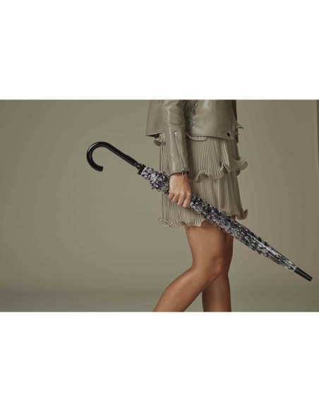 L042-3963 LeopardCamo (Камуфляжный леопард) Зонт женский трость Fulton