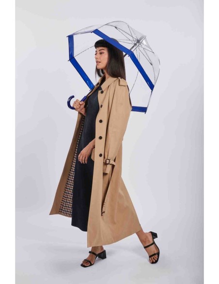 L041-033 Navy (Синий) Зонт женский трость Fulton