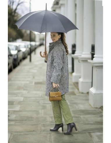 L776-01 Black (Черный) Зонт женский трость Fulton