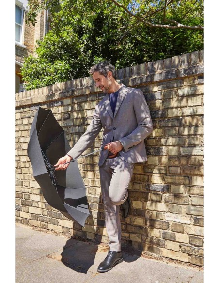 G512-01 Black (Черный) Зонт мужской полуавтомат Fulton