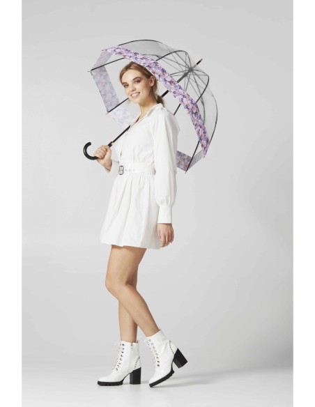 L866-4028 DigitalBlossom (Цветок) Зонт женский трость Fulton